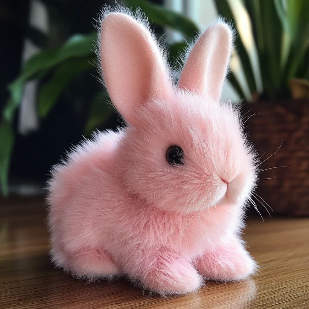Kids' interactive plush bunny toy, moving & making sounds. Soft animal toy, engaging for toddlers and playtime.