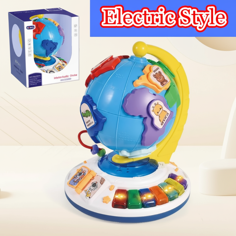 Creative play with SmartWorld interactive educativa musical globe, ideal for kids' development