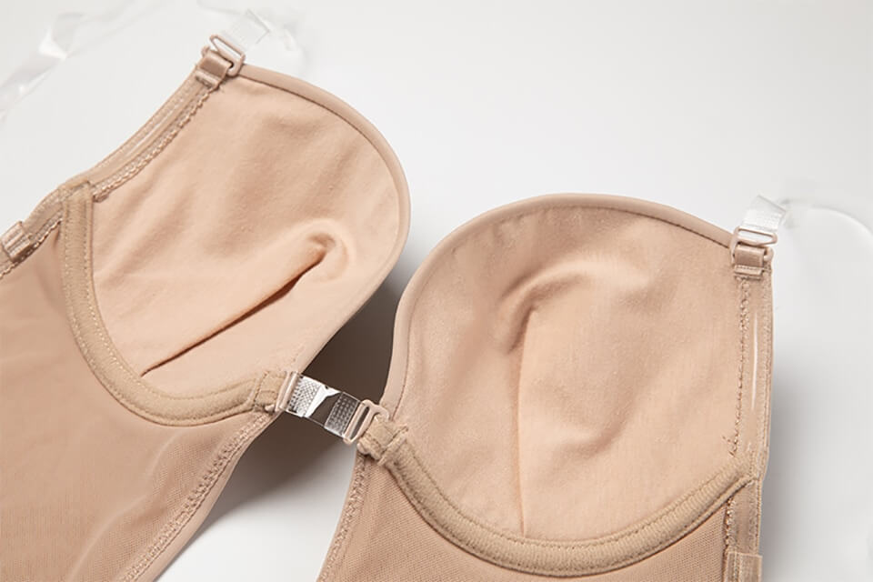 Invisible backless shapewear bodysuit for women, ensuring smooth contours under any outfit.
