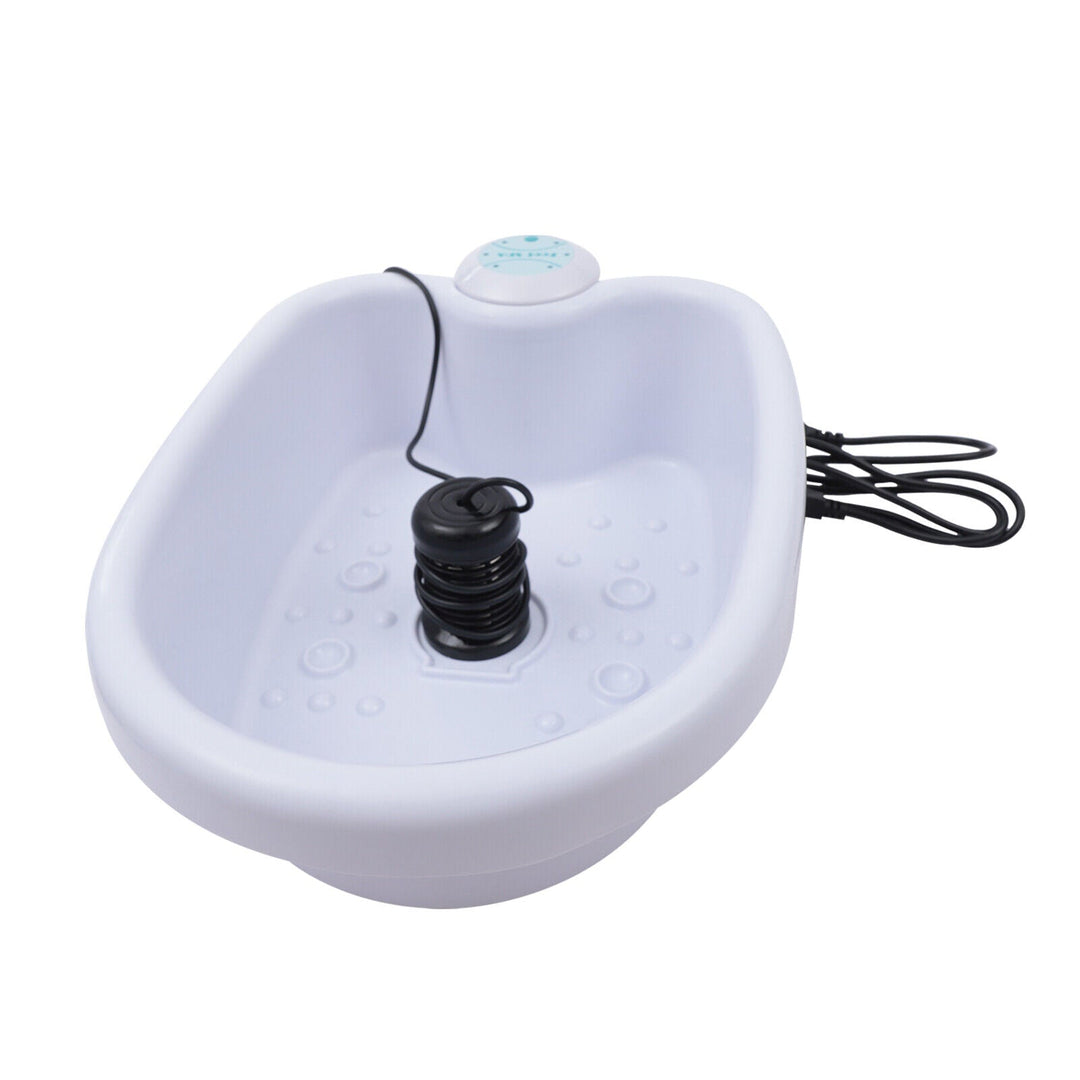 Complete ionic detox foot bath machine with vibrating whirlpool for home wellness & foot care.