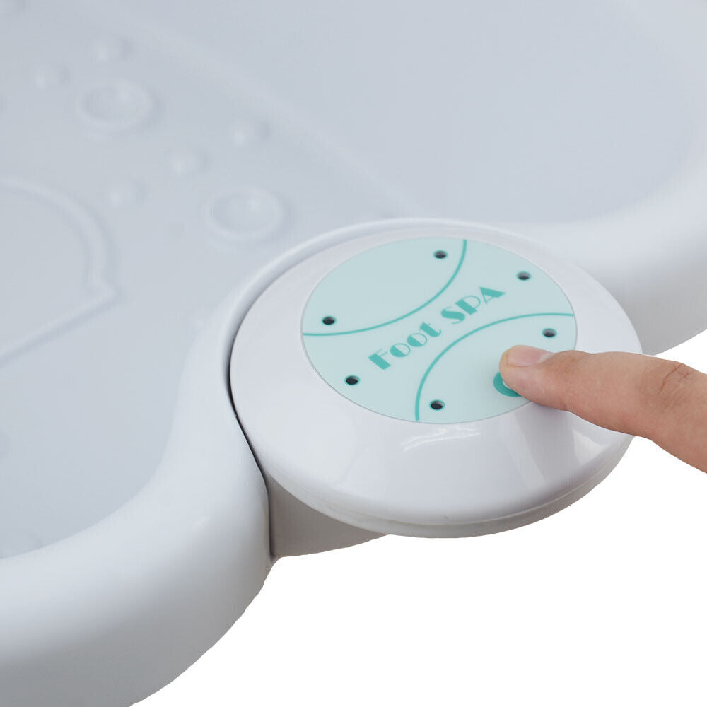 Ionic foot detox machine featuring a vibrating whirlpool for thorough foot cleansing.