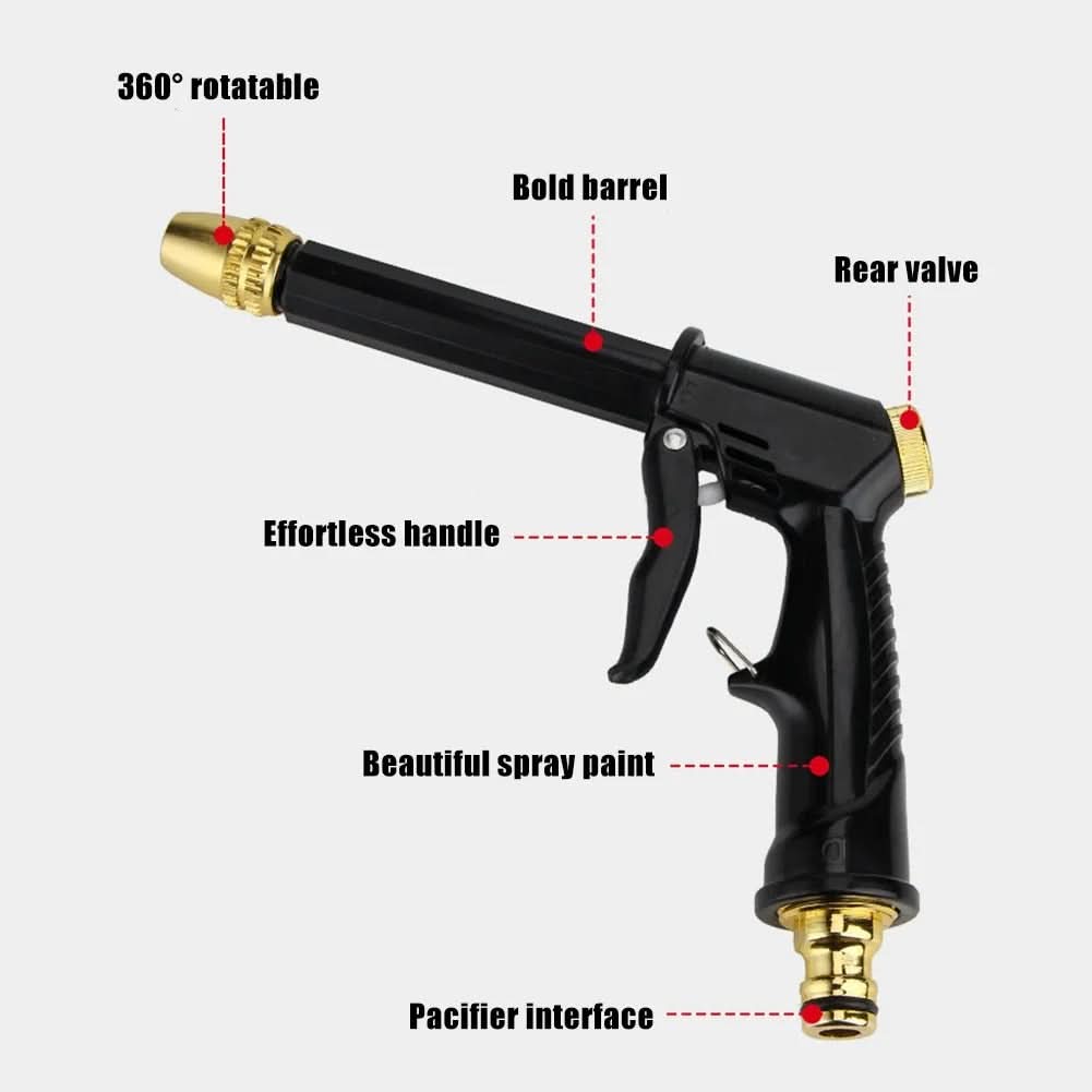 JetSpray High-Pressure Water Gun, essential cleaning equipment & power washer attachment for home & auto detailing.