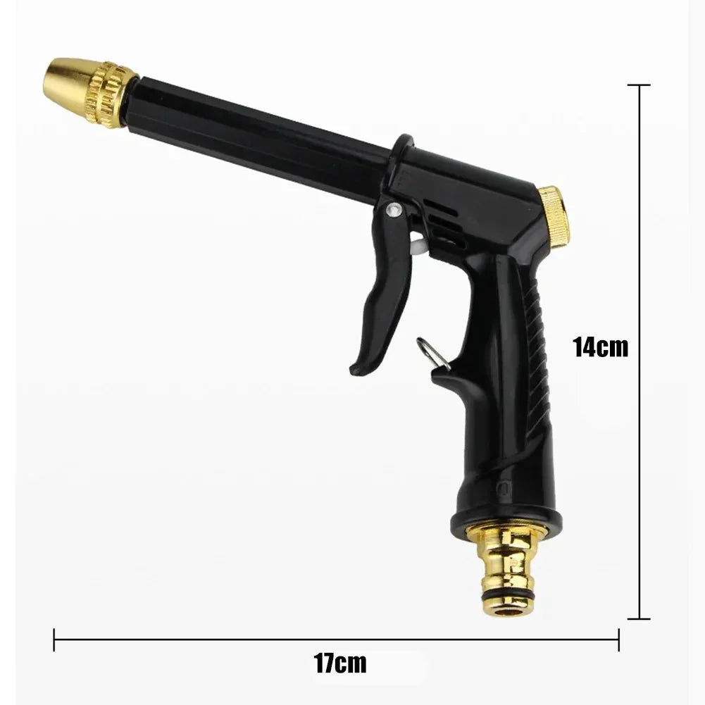 Versatile JetSpray high-pressure water gun offering multiple spray patterns for car wash, garden, & patio cleaning.