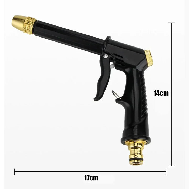 Versatile JetSpray high-pressure water gun offering multiple spray patterns for car wash, garden, & patio cleaning.
