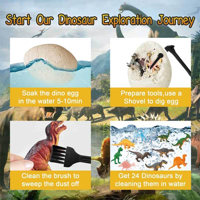 Paleontology-themed kids' toy: a jumbo dig egg kit, perfect for discovering surprise dinosaurs