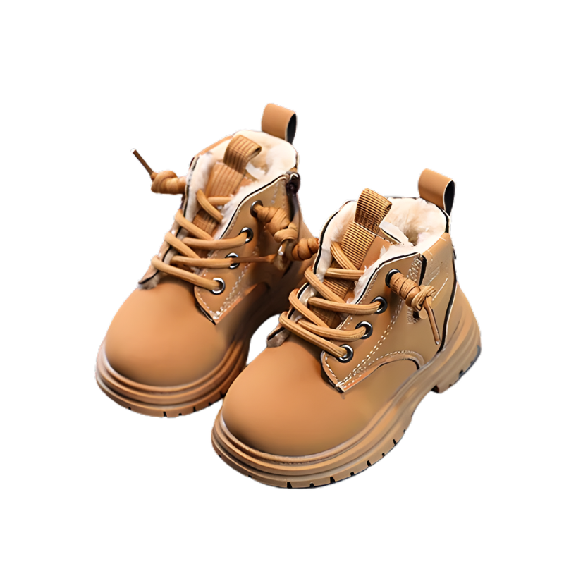 Toddler comfortable winter boots with non-slip sole, ideal for snowy conditions.