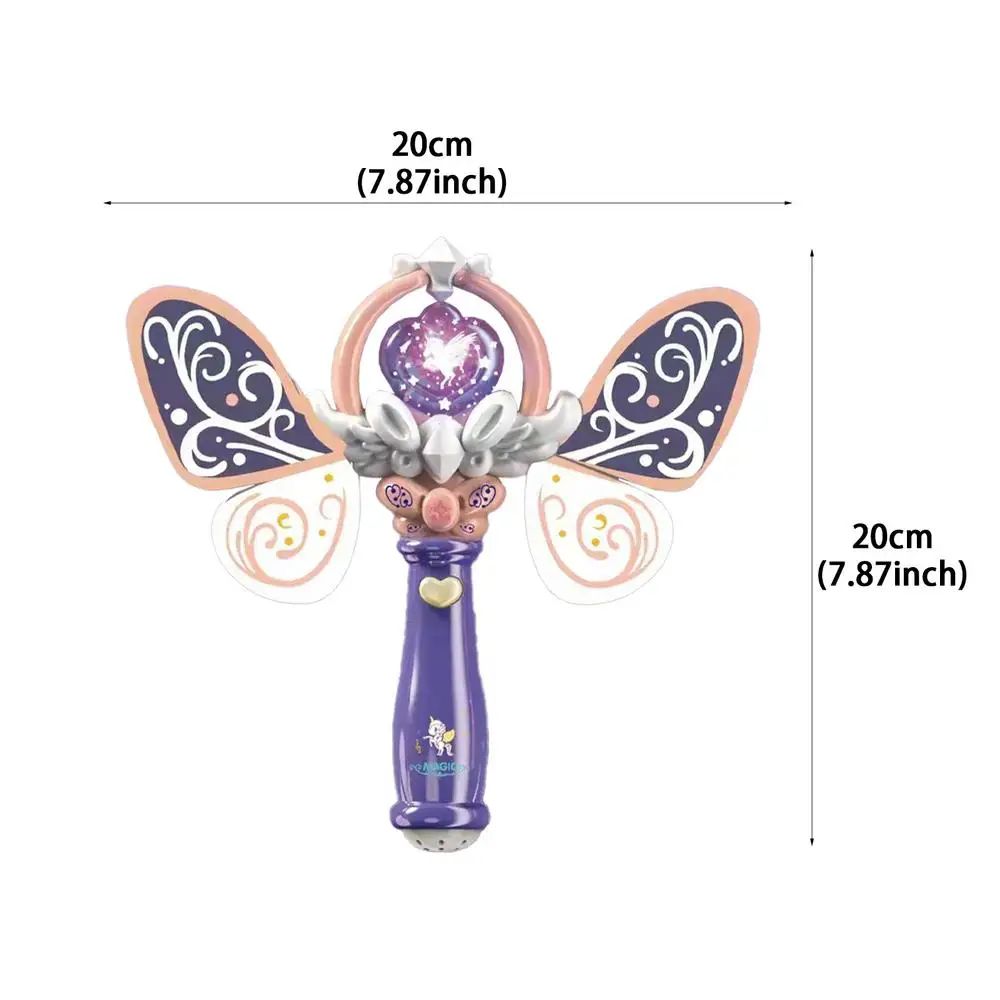 Children's luminous butterfly wand, detailed with intricate wings and exciting light-up effects.