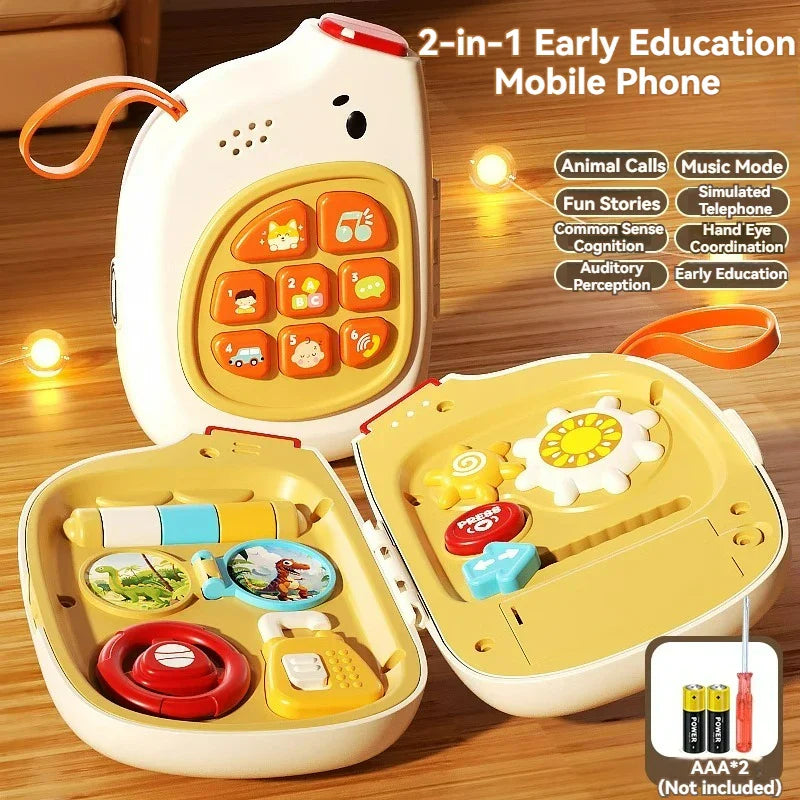 Durable wooden educational busy board, promoting sensory play and fine motor skill enhancement.