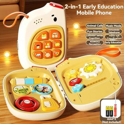 Durable wooden educational busy board, promoting sensory play and fine motor skill enhancement.