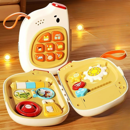 Gift for kids: educational multifunctional sensory busy board, fostering interactive early learning.