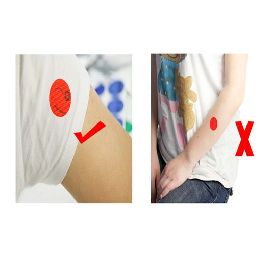 Close-up of Natural Mosquito Repellent Patches pack, citronella, chemical-free for kids & adults