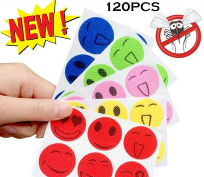 Adult applying a Natural Mosquito Repellent Patch, providing long-lasting outdoor protection