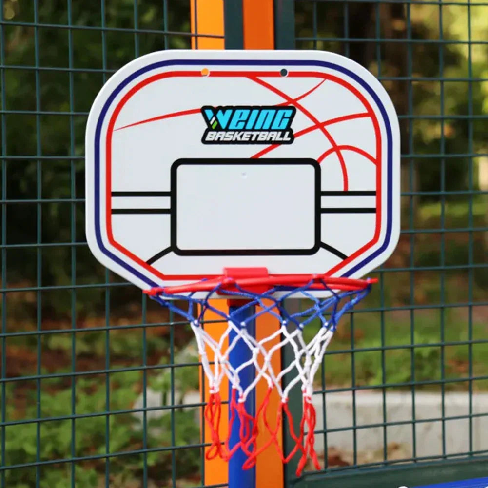 Youth multi-sport game: 2-in-1 soccer goal and basketball hoop, a fun portable sports gift.