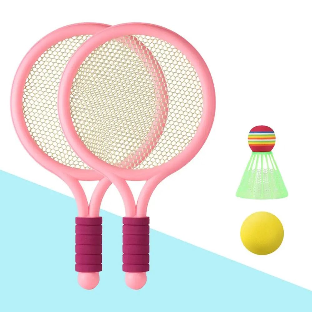 Kids' racket set featuring both tennis and badminton, enhancing hand-eye coordination