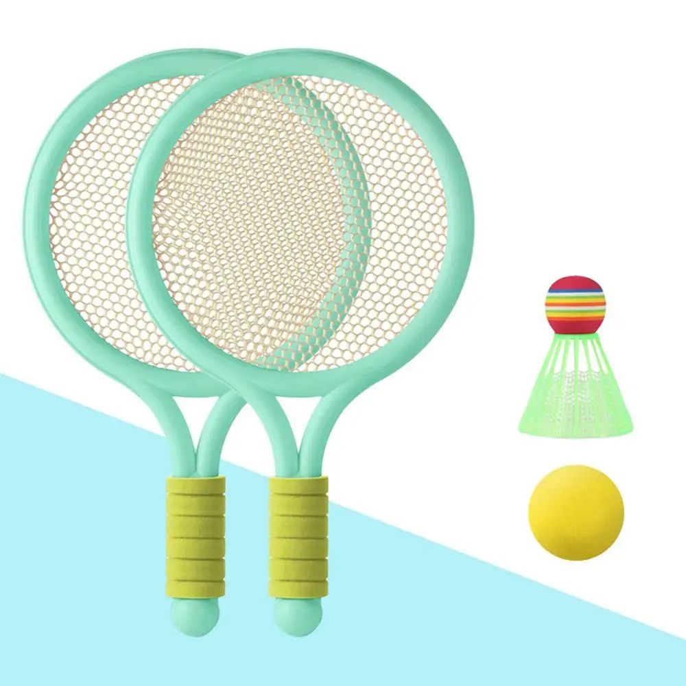 Vibrant kids' 2-in-1 racket set, an excellent sports toy for outdoor fun and development