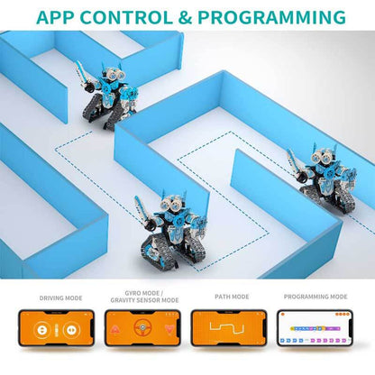 Programming toy for children: build and control 3 different robots with this kit