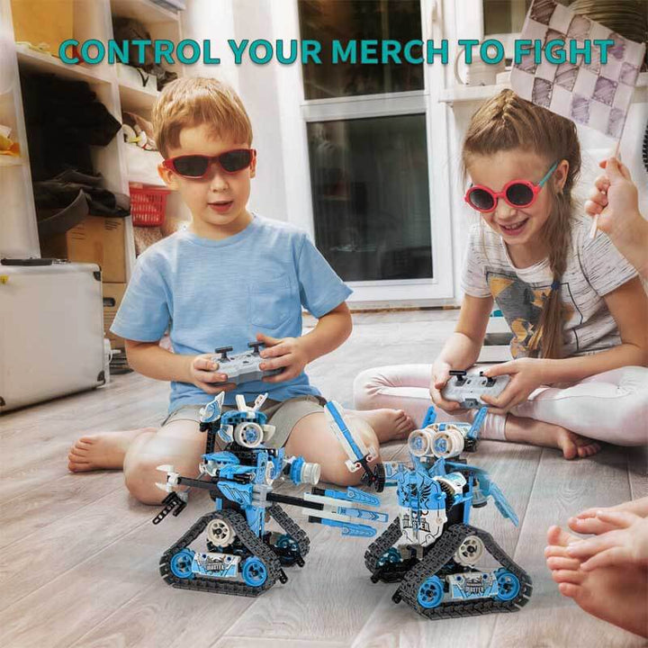 Fun activity toy: Kids' 3-in-1 robot construction kit with remote control