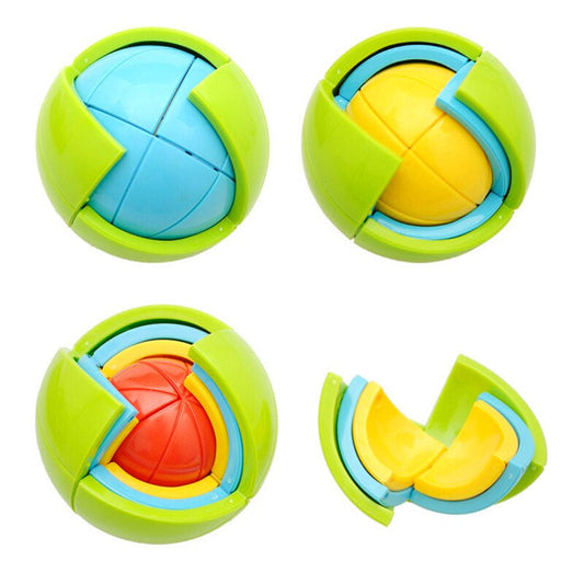 Kids 3D Brain Teaser Puzzle Ball, a fun educational toy for developing problem-solving skills.