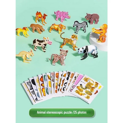 Children building a 3D insect paper model, promoting educational play & fine motor skills
