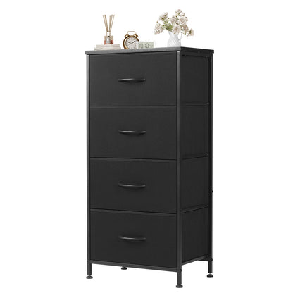 Easy assembly 4-drawer soft fabric dresser for kids' bedroom and nursery storage solutions