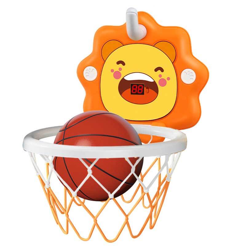 Toddler indoor basketball hoop, adjustable & portable with strong suction cups