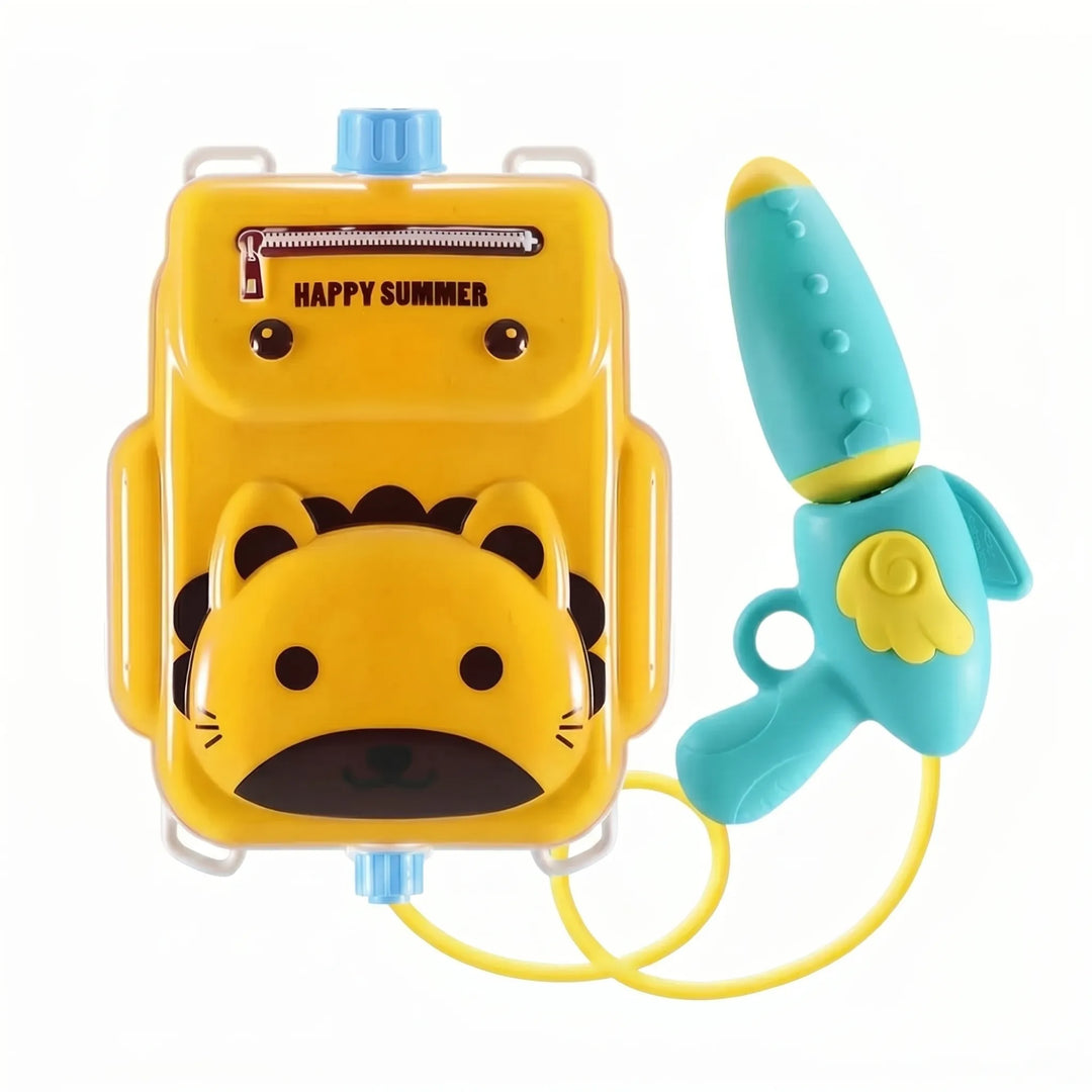 Easy-to-wear animal backpack water shooter for endless kids' outdoor summer fun, a thrilling water blaster toy.