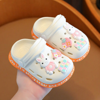 Kids' anti-slip summer sandals with slingback for outdoor play, waterproof beach footwear
