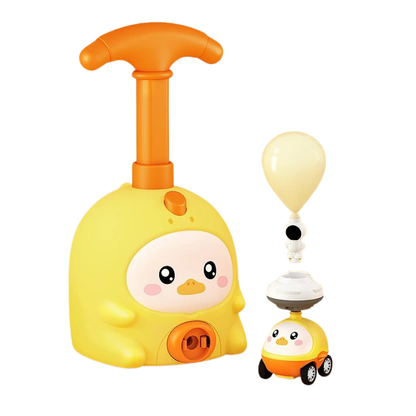 Educational Kids' Astronaut Balloon Car set with balloons, perfect STEM toy for ages 3-5