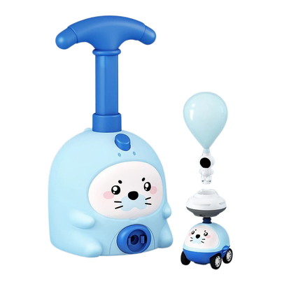 Vibrant Balloon Powered Car featuring an astronaut, a popular kids' toy for active playtime