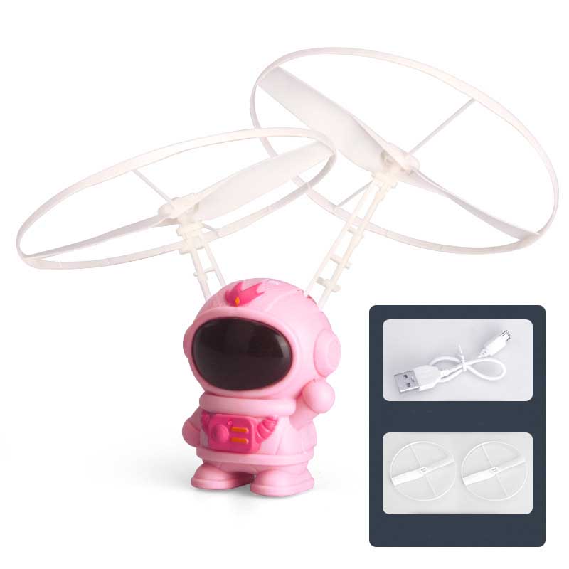 Fun RC flying toy, astronaut character soaring in a space vehicle, ideal for young kids