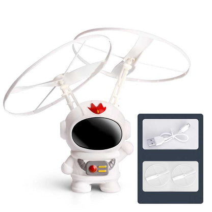 Indoor flying toy, astronaut and spacecraft, engaging entertainment for ages 3 and up