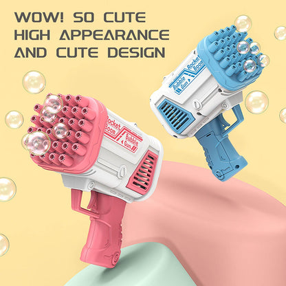 Automatic bubble maker bazooka for kids, perfect for parties