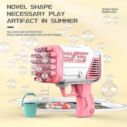 Fun bubble maker toy, automatic bubbles for outdoor play