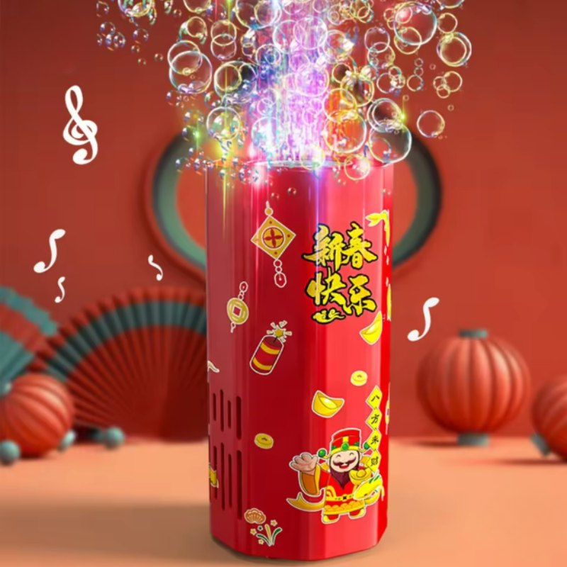 Automatic bubble maker for children, portable design ideal for backyard playtime