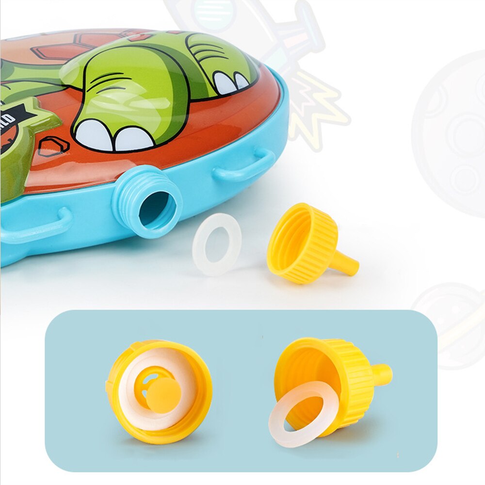 Durable kids water gun backpack, designed for active outdoor fun and beach games