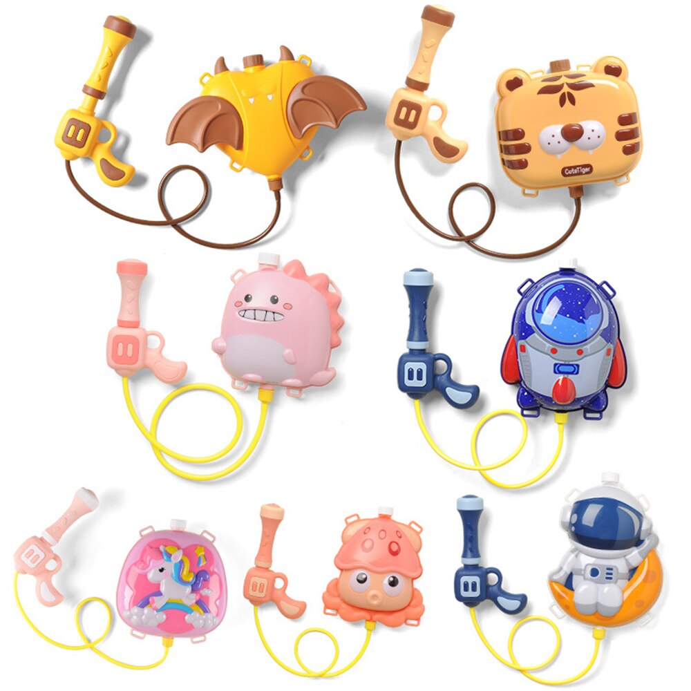 Summer fun water play: backpack water gun with easy-fill tank for kids outdoor toy