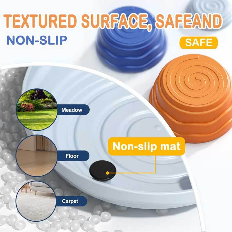 Colorful Kids' Balance Stepping Stones Set promoting active play, balance, and coordination for toddlers