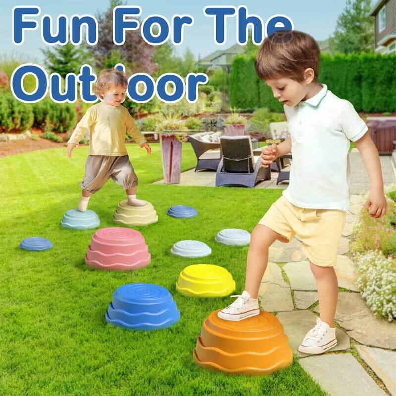 Toddler Balancing Stepping Stones, an engaging activity toy for kids' motor skill improvement and fun games