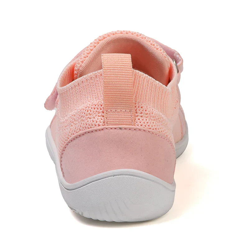 All season kids barefoot sneakers, wide toe box, black