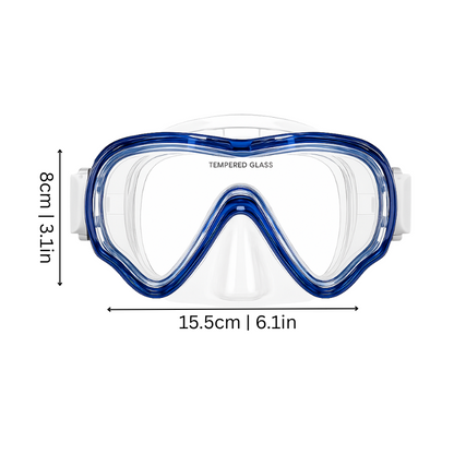 Child's pink silicone swim goggles with nose cover, ideal for beach and pool