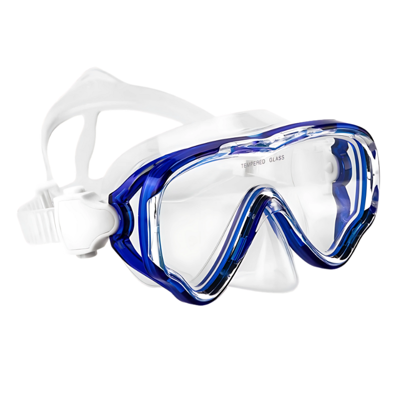 Yellow children's swimming goggles with nose cover, durable silicone for pool fun