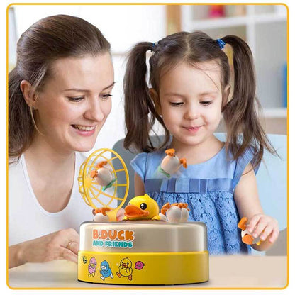Kids' bouncing animal catching game toy, promoting hand-eye coordination & toddler fun