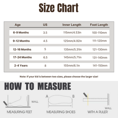 Toddler sneakers with non-slip sole and protective toe, ideal for new walkers and children's play.