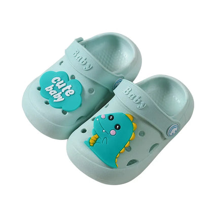Soft sole children's fashion slippers, non-slip, breathable, and comfortable for all-day wear