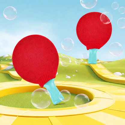 Kids' Bubble & Paddle Active Play Set, for outdoor family fun & developmental activity