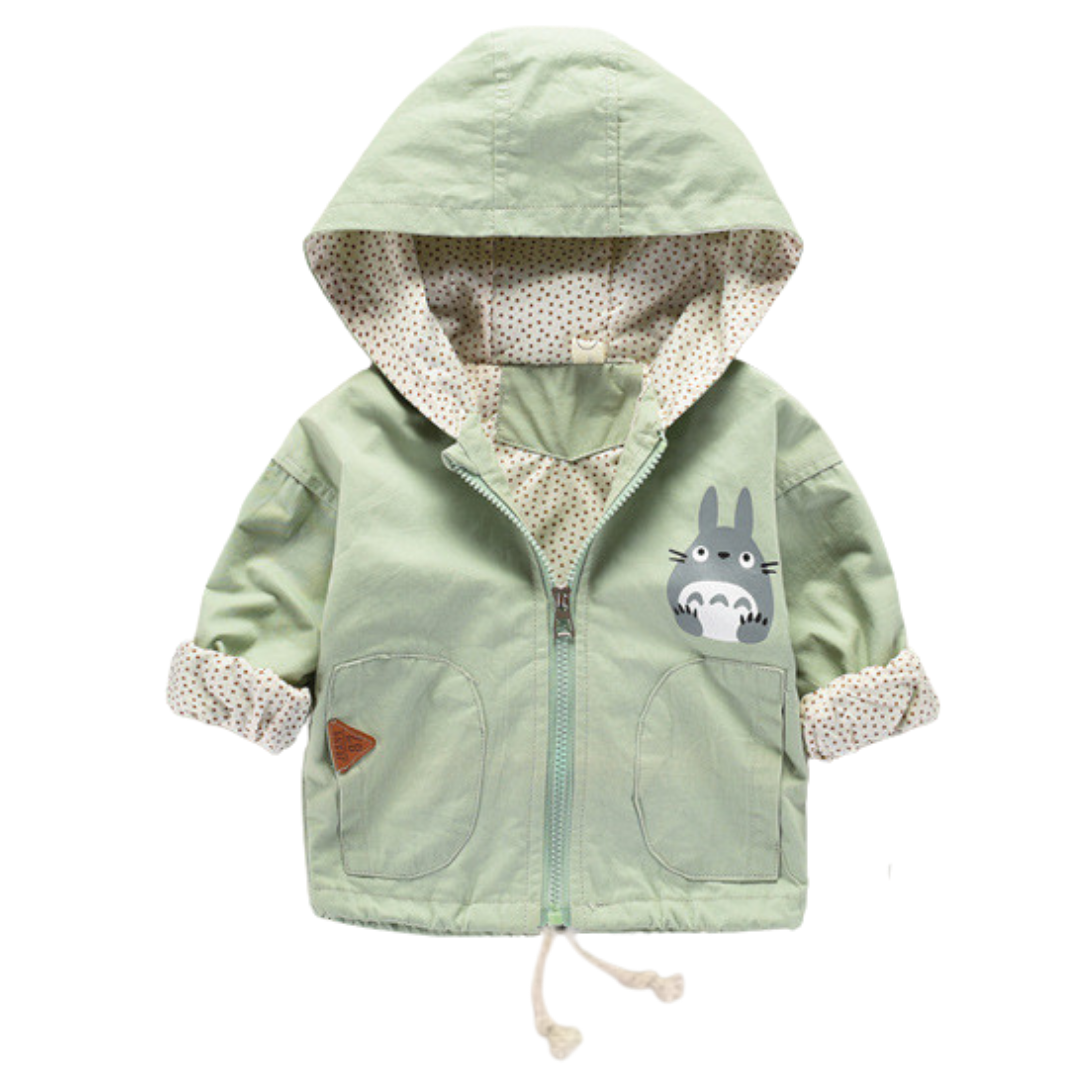Children's apparel: Kids 'Mickey' cartoon print zipper hoodie jacket, perfect for fall & winter