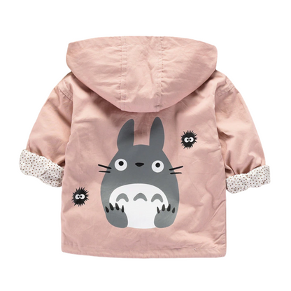 Cozy kids' 'Mickey' print hoodie jacket, full zip, soft cotton blend for playtime wear