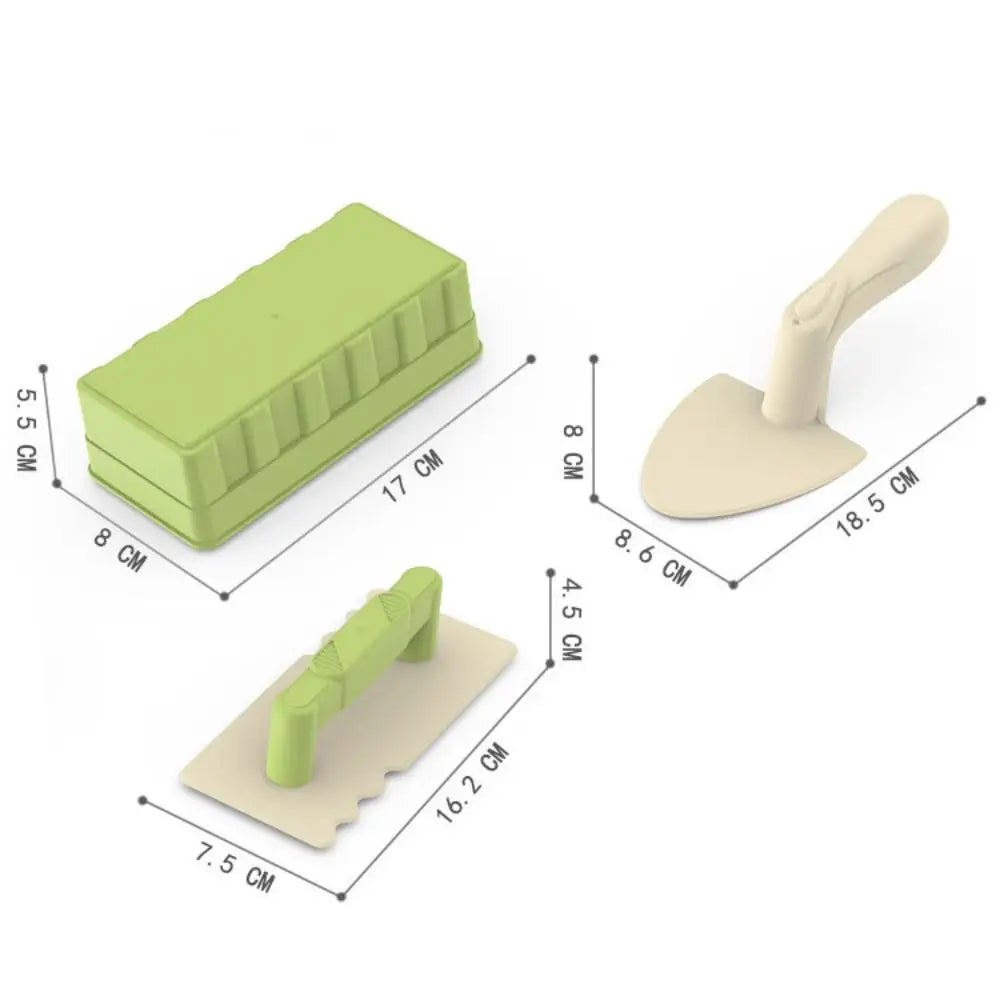 Durable kids' sand toy set with mini spade for imaginative sand and garden play