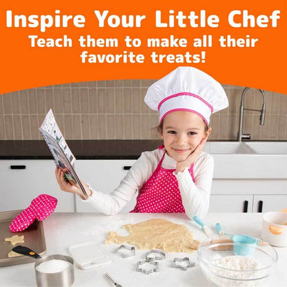 Educational kids cooking set, perfect for pretend play & developing culinary skills