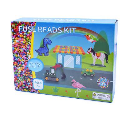 Vibrant Kids' Crafting Iron Beads Set, a fun art supply for DIY projects and creative play.